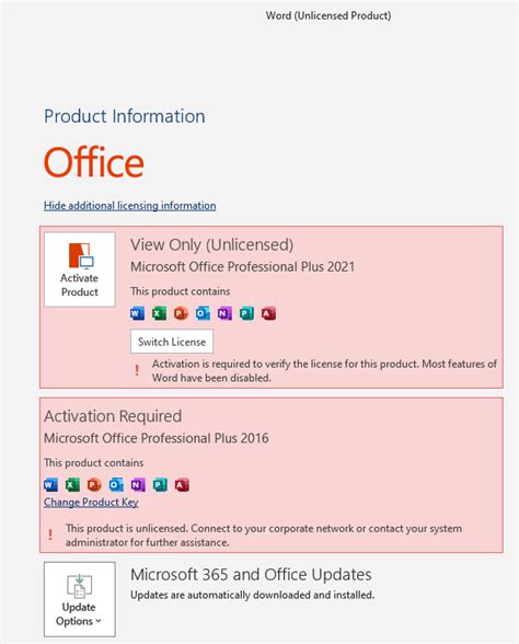 Microsft Office Hates Me : Piracy.